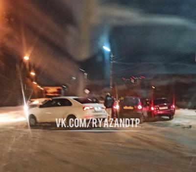 На Михайловском шоссе в Рязани произошла массовая авария